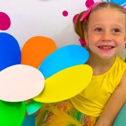 Fun Paint-Girl And Flower